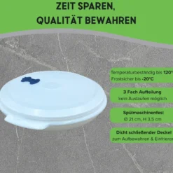 Mikrowellen-Teller mit Einteilung