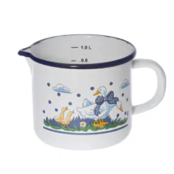 Milchtopf Ø 12 cm mit Ausguss Gänseglück KARL KRÜGER