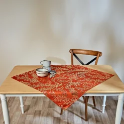 Mitteldecke "Blätterranken" 85 x 85 cm Eldo