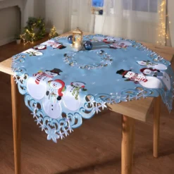 Mitteldecke "Schneemann" 85 x 85 cm Eldo