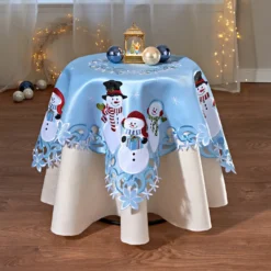 Mitteldecke "Schneemann" 85 x 85 cm Eldo