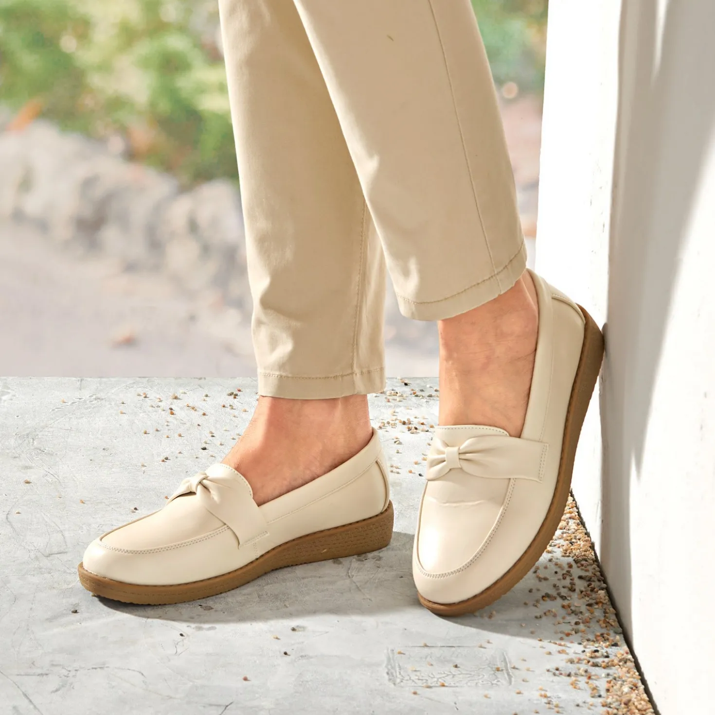 Mokassin "Penny" beige