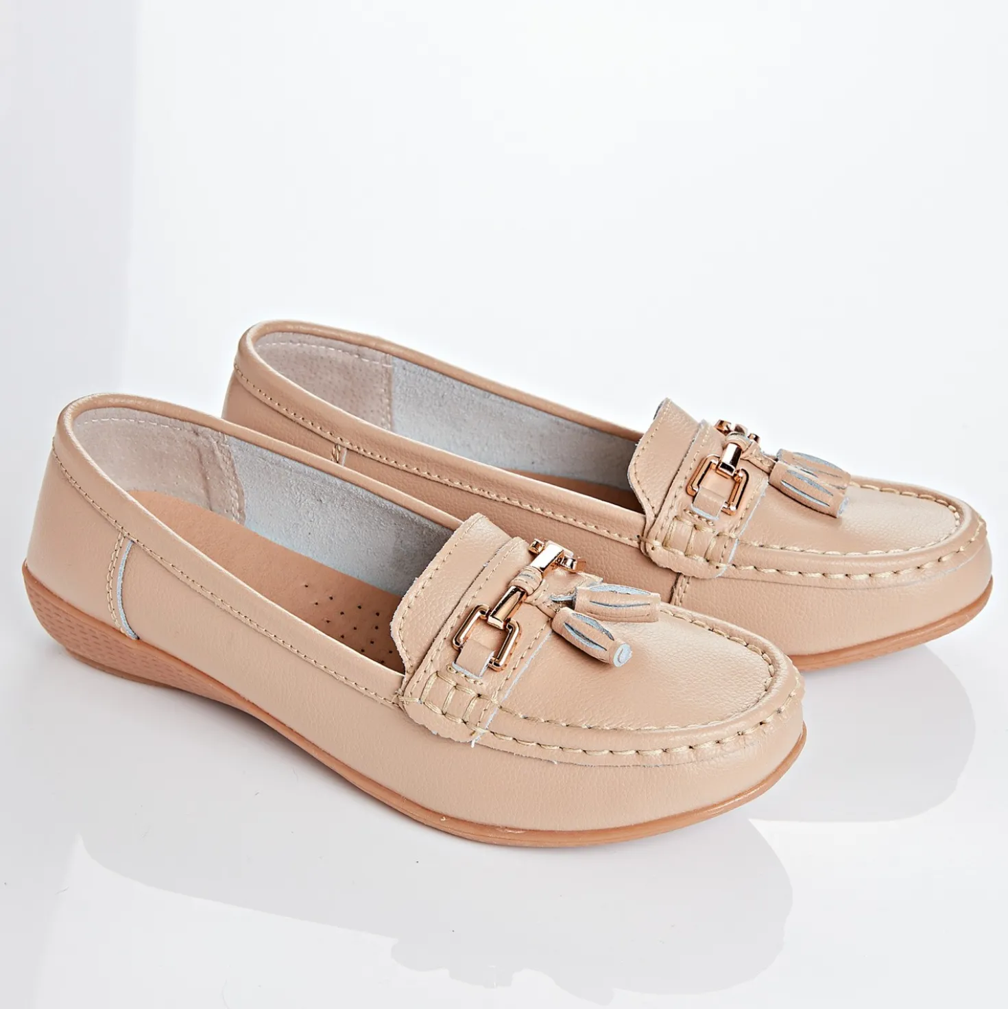 Mokkasin Karen beige