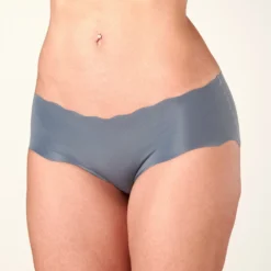 Nahtlos-Slip haut + taubenblau + schwarz 3er-Set
