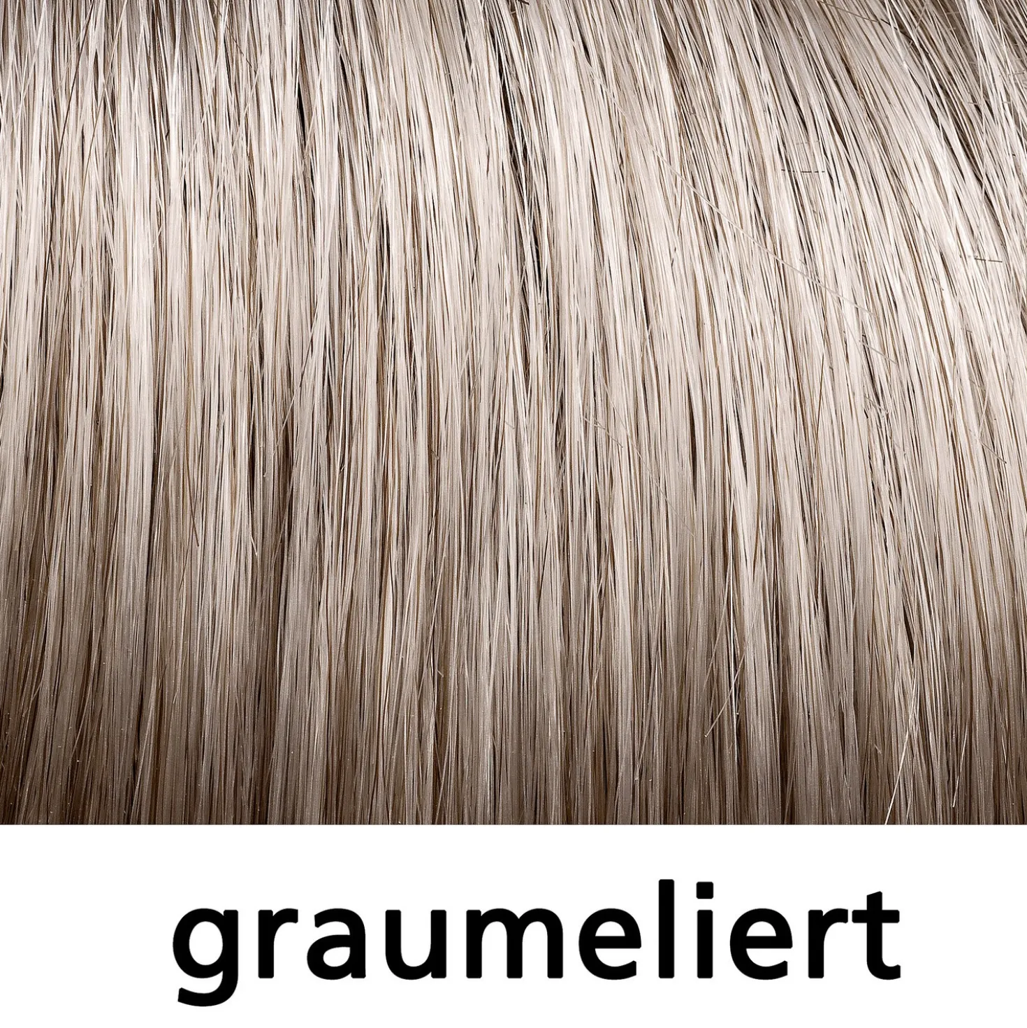 Naturell Perücke "Daniela", graumeliert