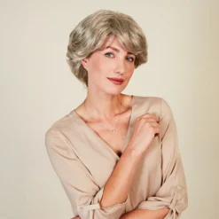 Naturell Perücke "Lisa" grau