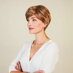 Naturell Perücke "Tilda" dunkelblond