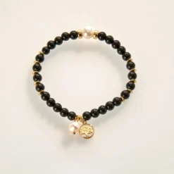 Obsidian-Armband schwarz Amélie di Santi