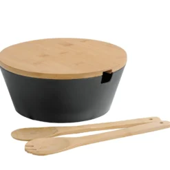 Obst & Salatschale Melamin FSC schwarz KESPER