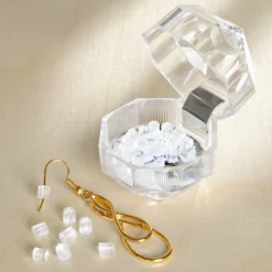 Ohrring-Stopper transparent, 20er-Set
