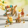 Osterdeko Figuren Hasenschule 5-tlg. Eldo