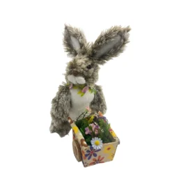Osterdeko Hase mit Schubkarre "Strubbel" Eldo