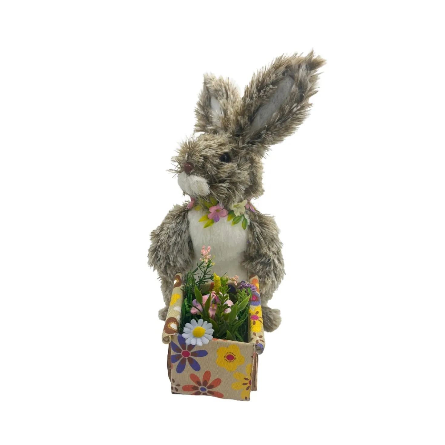 Osterdeko Hase mit Schubkarre "Strubbel" Eldo