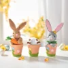 Osterdeko Hasen im Blumentopf 3er-Set Eldo