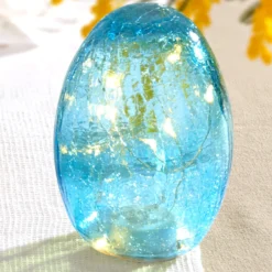 Osterdeko LED-Ei blau Eldo