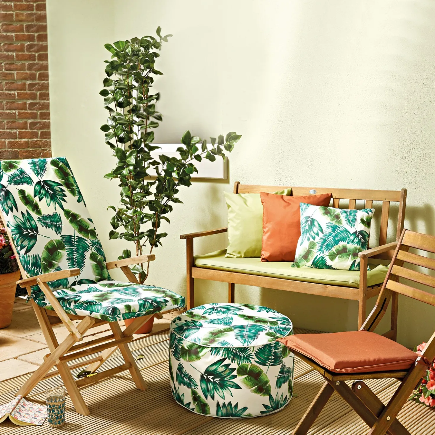 Outdoor-Kissen "Karibik" 2er-Set Gainsborough