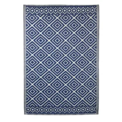 Outdoor-Teppich 120x180cm blau Gainsborough