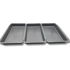 Panierschalen Set 3-tlg. silber