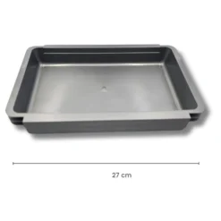 Panierschalen Set 3-tlg. silber