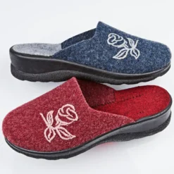 Pantoffel "Cara" blau