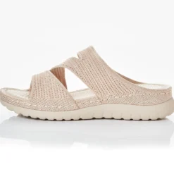 Pantolette „Julie" beige