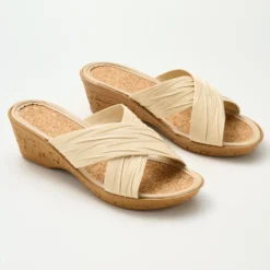 Pantolette "Sylvia" beige