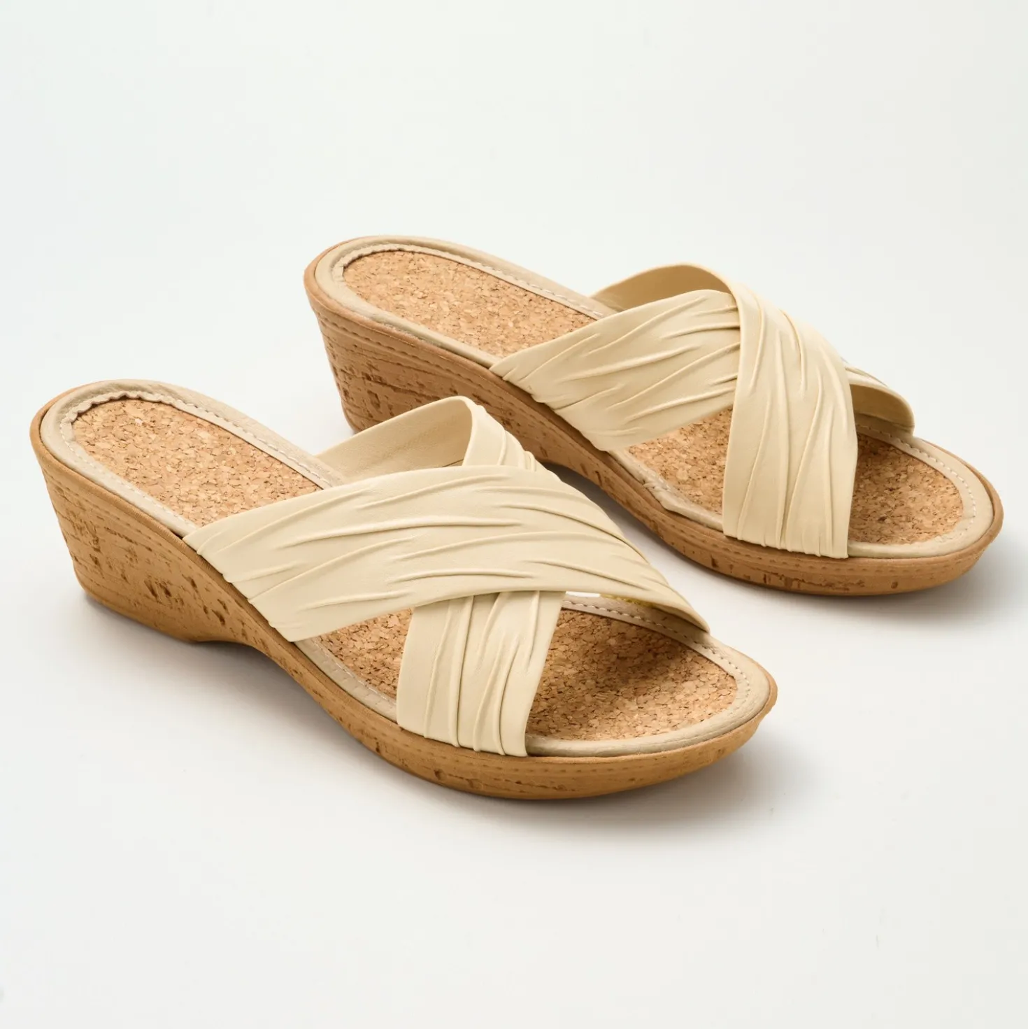 Pantolette "Sylvia" beige