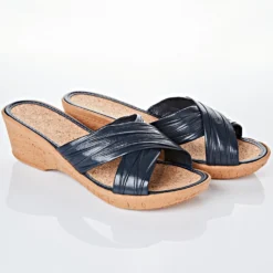 Pantolette "Sylvia" marine