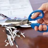 Papierschredder-Schere