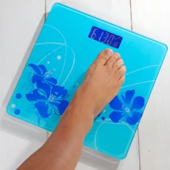 Personenwaage "Blüten" mit LCD-Display