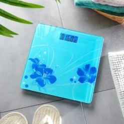Personenwaage "Blüten" mit LCD-Display