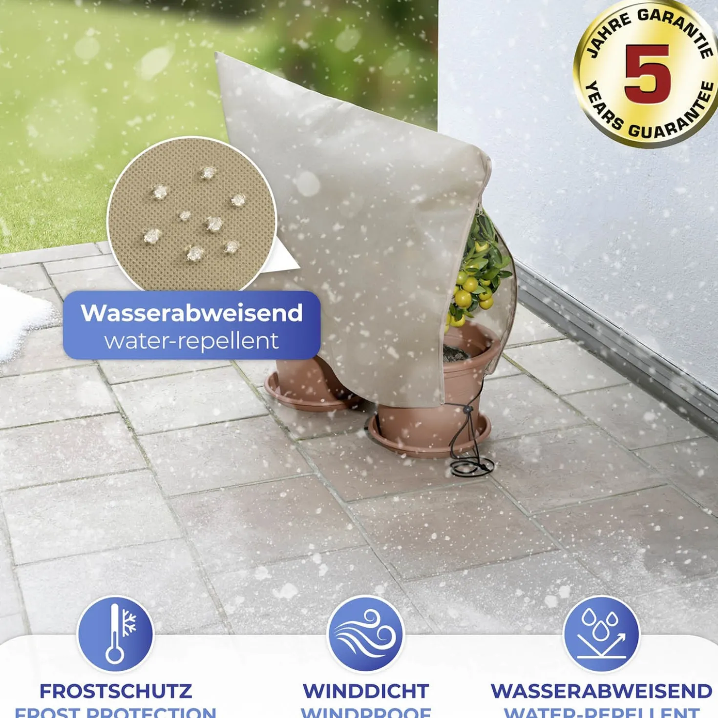 Pflanzenschutz-Vlies 3er Pack 80×60 cm MAXIMEX