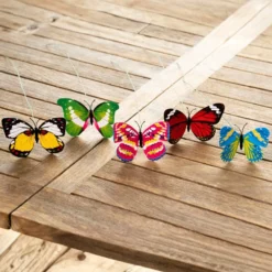 Pflanzenstecker Schmetterlinge 5er-Set