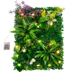 Pflanzenwand "Tropen" mit LED