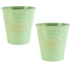 Pflanztöpfe "Oliven", 2er-Set