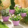 Pflanztöpfe Vintage-Stil "Lavendel" 4er-Set Gainsborough