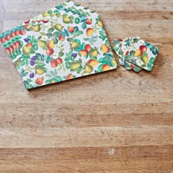 6 Platzsets + 6 Untersetzer "Früchte" 12er-Set Eldo