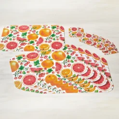 Platzsets "Zitrusfrüchte" 12-tlg. Eldo