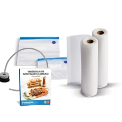 Power XL Duo Nutri Sealer Vakuumfolienrolle, Mediashop, 2er-Set