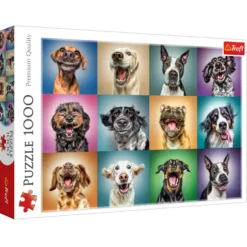 Puzzle 1000 Teile "Lustige Hunde Porträts"
