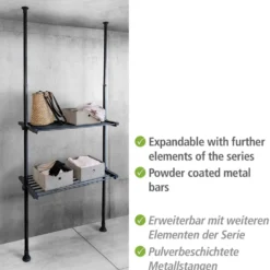 Regalboden Herkules Schwarz WENKO
