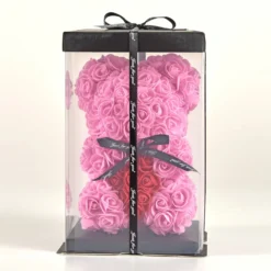 Rosenblüten-Bär in Geschenkbox