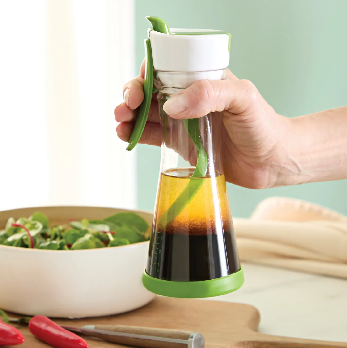Salatdressing-Mixer Karaffe