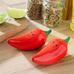 Salz- & Pfefferstreuer "Chili" 2er-Set Basilico