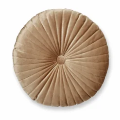 Samtkissen 40 Ø cm champagner