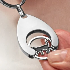 Schlüsselanhänger "Katze" 2-in-1