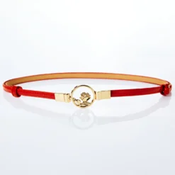 Schmuck-Gürtel verstellbar bordeaux