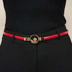 Schmuck-Gürtel verstellbar bordeaux