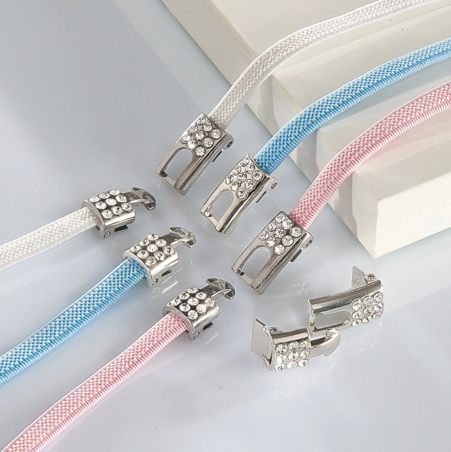 Schmuck-Schnürsenkel elastisch 3er-Set