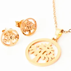 Schmuckset "Lebensbaum" Kette + Ohrstecker